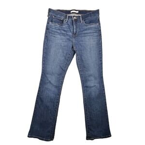 Levi's 315 Shaping Bootcut Jeans Womens 31x31 Blue Mid Rise Stretch Denim Casual